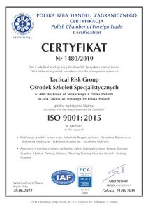CERTYFIKAT TRG